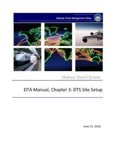 captors dts|DTA Manual, Chapter 3: DTS Site Setup .
